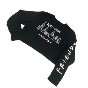 FRIENDS HIT TV Show Crop Top 1994-2004 3XL XXXL T Shirt NYC SKYLINE Long Sleeve